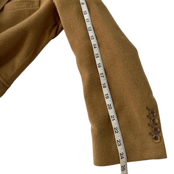 William Hunt Tan Light Brown Camel Cashmere 2 Button Blazer Sport Coat Sz 46 - Picture 12 of 12